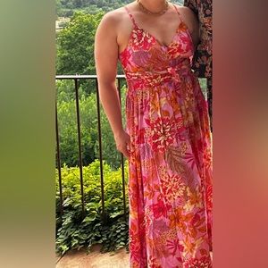 Pink floral Jessica Simpson dress size small